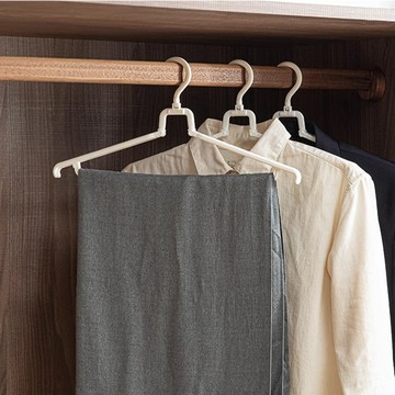 PONYKASEI 日本製攜帶式旅行折疊衣架 白 5件組