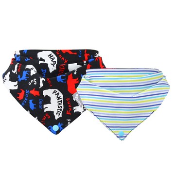 YODA - 優的純棉紗布扣扣兜-動物家族