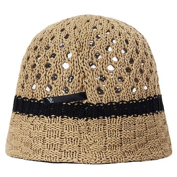 Varzar 長標籤半鏤空漁夫帽  淺褐色  均碼