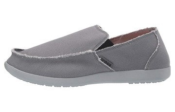 CROCS SANTA CRUZ SLIP-ON SHOES GREY