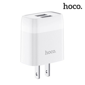 【涉谷數位】hoco C73 浩逸雙口充電器(2.4A) 手機充電器