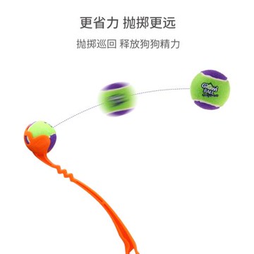 【喵旺財】狗玩具貴為Gigwi拋球桿扔球器戶外巡回訓練互動撿球桿