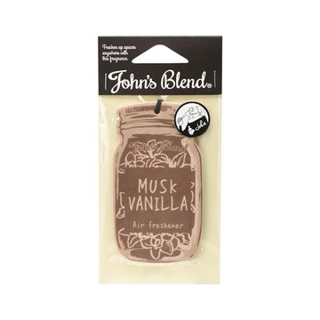 日本 John’s Blend 香氛掛片/吊卡-香草麝香 1st (JOB058)
