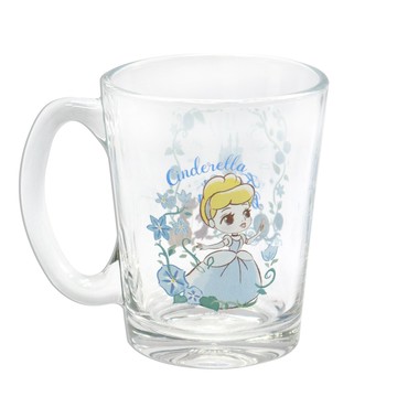 Disney 公主系列玻璃馬克杯-仙杜瑞拉 DS-8300CR