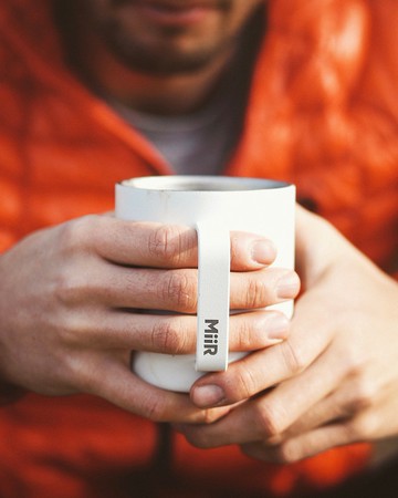 MiiR 雙層真空 保溫/保冰 露營杯 12oz/354ml 時尚白 (滑蓋開關)