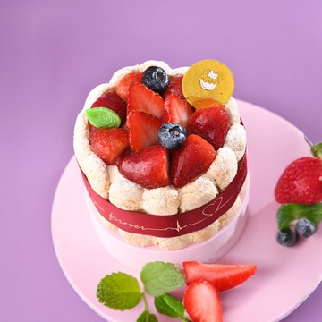 超人氣草莓蛋糕 | 多茄米拉│草莓慕斯蛋糕(四吋)