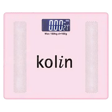 Kolin 歌林 超薄電子體重計  KWN-DLW802  白色/粉色 顏色隨機  1個