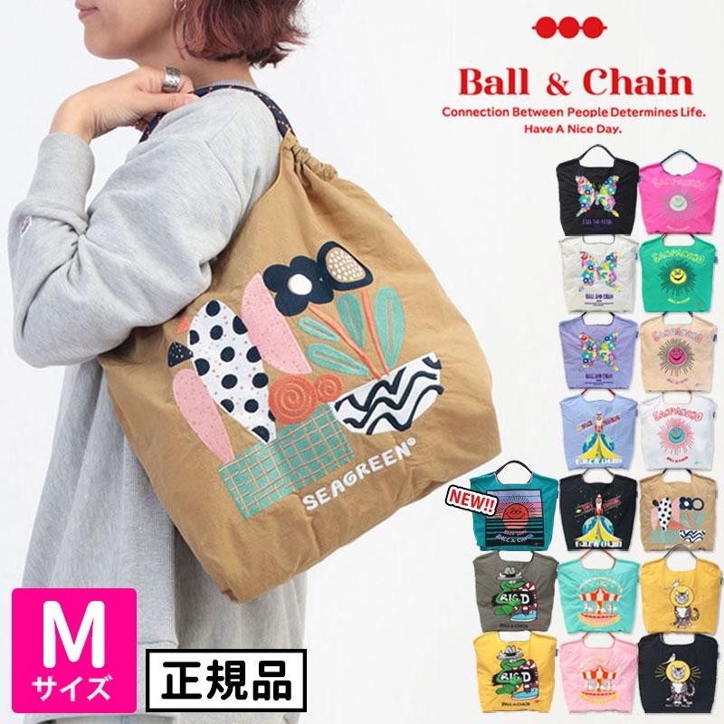 ボールアンドチェーン Ball&Chain バッグ 刺繍 Mサイズ ミックス エコ ...