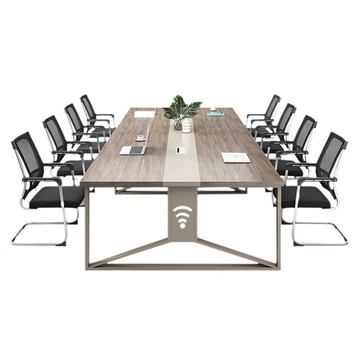 會議桌長桌簡約班辦公家具現代小型板式培訓桌長方形辦公桌椅長條[DD030109]