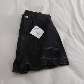 品牌折扣~外貿出口清倉尾單女裝高腰寬松闊腿熱褲潮顯瘦夏季新款