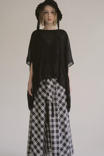 rayon bow tie rose top 花苞後綁帶薔薇上衣