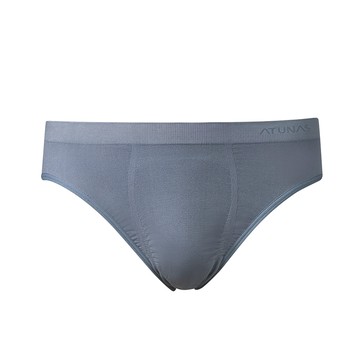 ATUNAS 男款瞬透無縫抑菌中腰三角內褲A1UCGZ15M霧藍/輕薄貼身/透氣乾爽/吸濕排汗