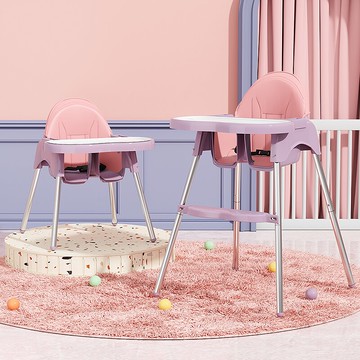 兒童餐椅 寶寶兒童餐椅吃飯多功能餐桌椅學坐椅子塑料家用實惠款便攜式【MJ193912】