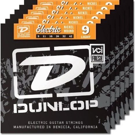 Sets of Dunlop DEN0942 エレキギター 弦 (9-42 Gauge)