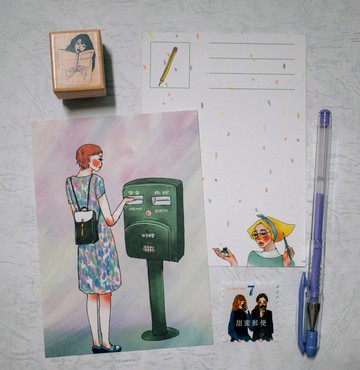 寄一張溫暖給你明信片