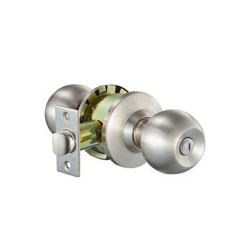 kwikset 喇叭浴廁鎖 不鏽鋼磨砂 ND3030