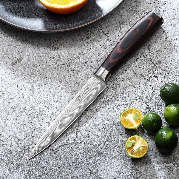 ペティナイフ 包丁 プロ用 果物 ナイフ 包丁 ステンレス 小さい 三徳  万能包丁 刃渡り122mm  両刃 業務用 家庭用