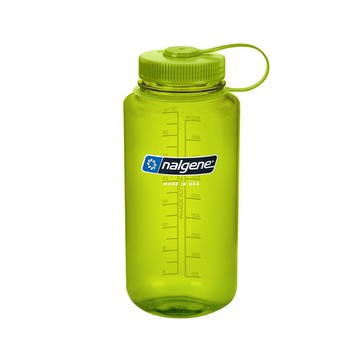 美國《Nalgene》專業水壺1000cc寬嘴水壼 2178-2022 春綠色