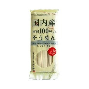 三輪山勝 国内産原料100％ 手延べそうめん 50g*5束