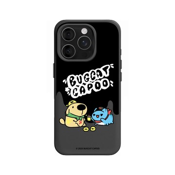 iPhone 16 Pro SolidX 黑 - 貓貓蟲咖波 Bugcat Capoo - 流體小黃狗咖波