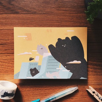 插畫明信片 - 長大