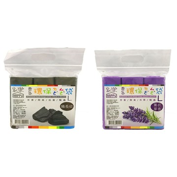家樂香氛環保垃圾袋500g*3入(L)碳.薰衣草(香氛隨機出貨，不挑款)