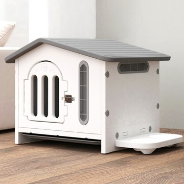 ??快速出貨?? 公司貨 狗房子室內外狗窩四季通用塑料狗屋狗籠家用狗別墅寵物房子寵物屋