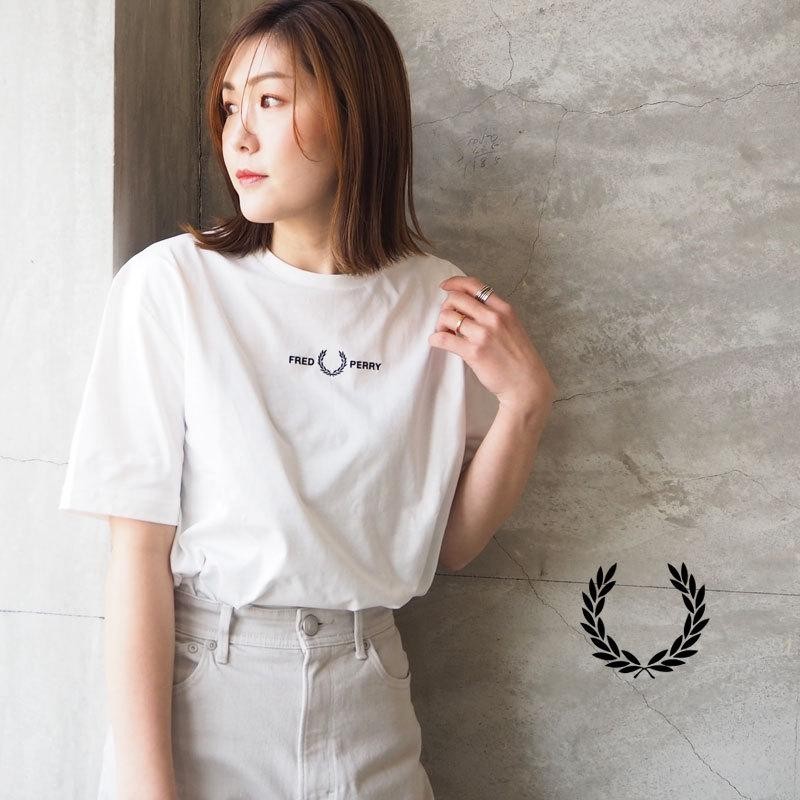 フレッドペリー ロゴT レディース FRED PERRY ブランド Tシャツ G3102