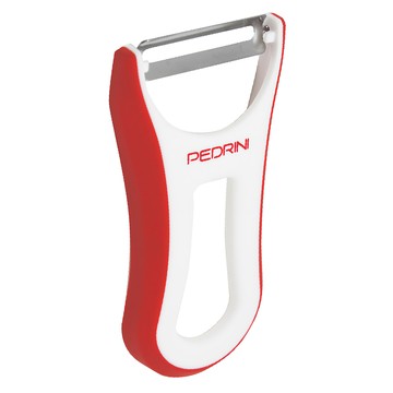 PEDRINI Gadget 寬柄Y型削皮刀 紅色 舒適握感 輕鬆削皮  1支