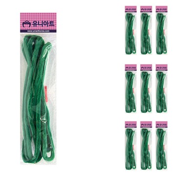 UNIART 一般毛根鐵絲  綠色  1組