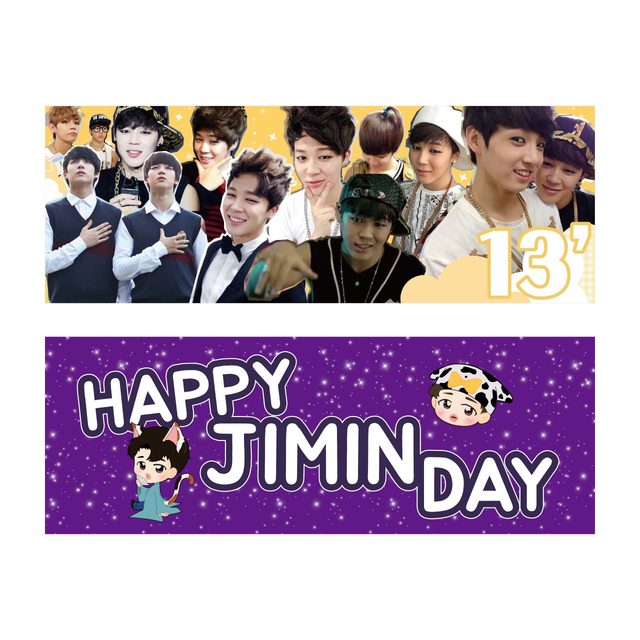 BTS BIRTHDAY SLOGAN センイル (誕生日) 記念 スローガン_ジミン(JIMIN2013)