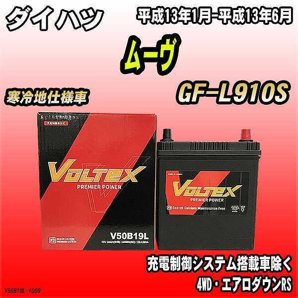 バッテリー VOLTEX ダイハツ ムーヴ GF-L910S 平成13年1月-平成13年6月 V50B19L | LINEショッピング