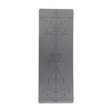 【Clesign】COCO Aurora Yoga Mat 瑜珈墊 4.5mm - Pure Gray (椰子殼纖維添加)