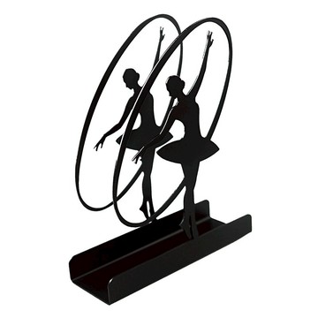 【OPUS東齊金工】歐式鐵藝信件架/菜單dm收納座/桌面擺飾-芭蕾