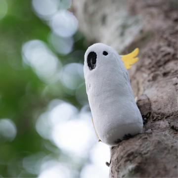 一LOOK雀系列 － 小葵花鳳頭鸚鵡 掛飾