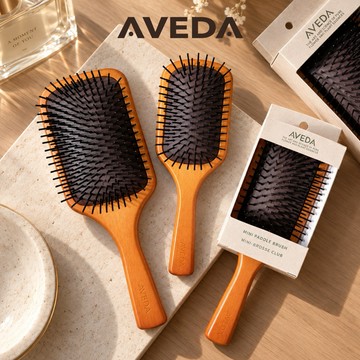 【AVEDA 】木質按摩髮梳 頭皮按摩梳子 肯夢