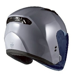 LALUNA 安全帽 IPO-2 素色 雲河灰 半罩 3/4罩 通風 內藏墨鏡 雙層鏡 磁吸扣設計