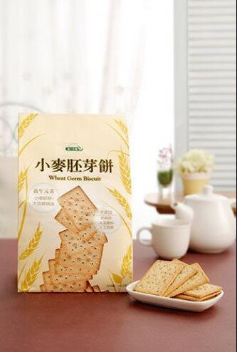 統一生機-小麥胚芽餅336g/袋(24G*14包)(袋裝)~材料紮實，入口香濃，是您補充營養的口糧。