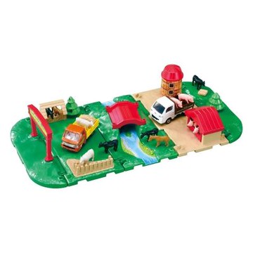 日本TOMICA 新城鎮 農場組(附小車) TW09847 多美小汽車