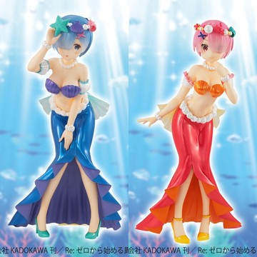 🌀日版客🌀 日版 Re:從零開始的異世界生活 FuRyu 雷姆 拉姆 SSS 人魚公主 人魚姬 童話系列 景品 公仔