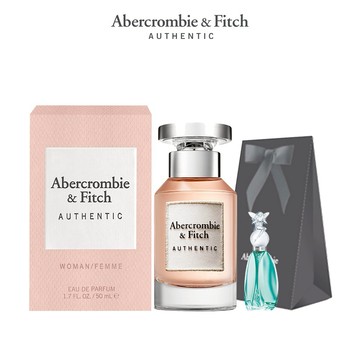 領券最高折$122【ABERCROMBIE & FITCH】真我女性淡香精50ml (贈隨機小香乙瓶.附禮物袋)