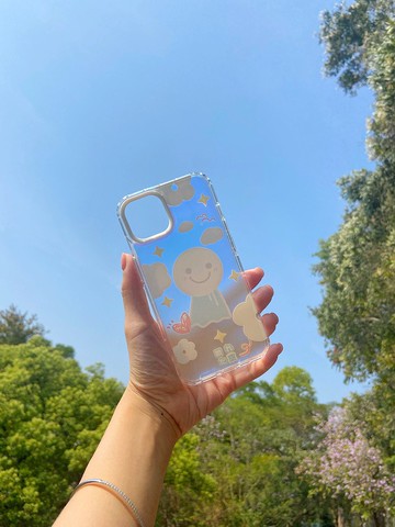 4 月新品主打星【晴天娃娃】鐳射手機殼 漸變色