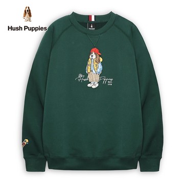 Hush Puppies 上衣 男裝精緻美式休閒棒球帽狗拉克蘭袖上衣