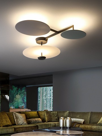 意大利客廳燈個性創意幾何臥室燈樣板間裝飾燈前臺吸頂燈