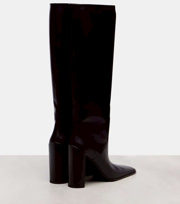 Alaïa Square leather knee-high boots