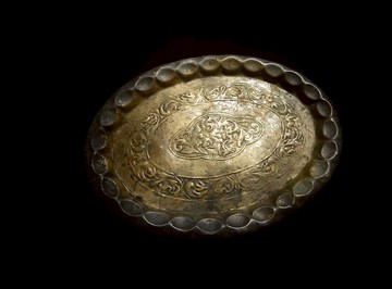 【老時光 OLD-TIME】早期印度製銅盤