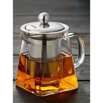 玻璃茶壺耐高溫加厚不銹鋼過濾防燙泡茶單壺茶水分離功夫茶具套裝