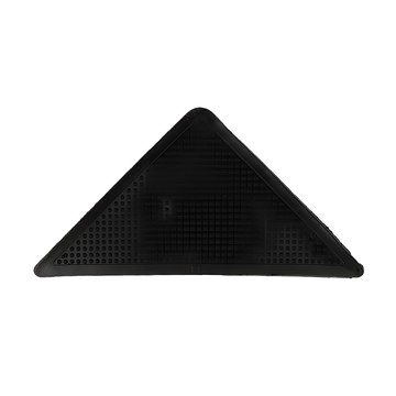 E.dot 地墊地毯防滑墊三角止滑貼 Set 4 PU材質  15 x 7.5cm  黑色  1組