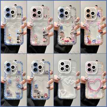 透明卡通 蠟筆小新 插卡手機殼蘋果1716/ iPhone7/8plus 15 14 13 12 11悠游卡 保護殼