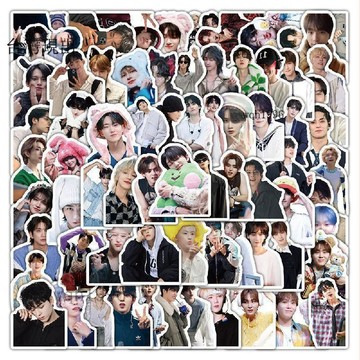 💗SEVENTEEN周邊💗200貼Seventeen男團貼紙高顏值ins周邊明星桌面手機手賬裝飾貼畫💗12